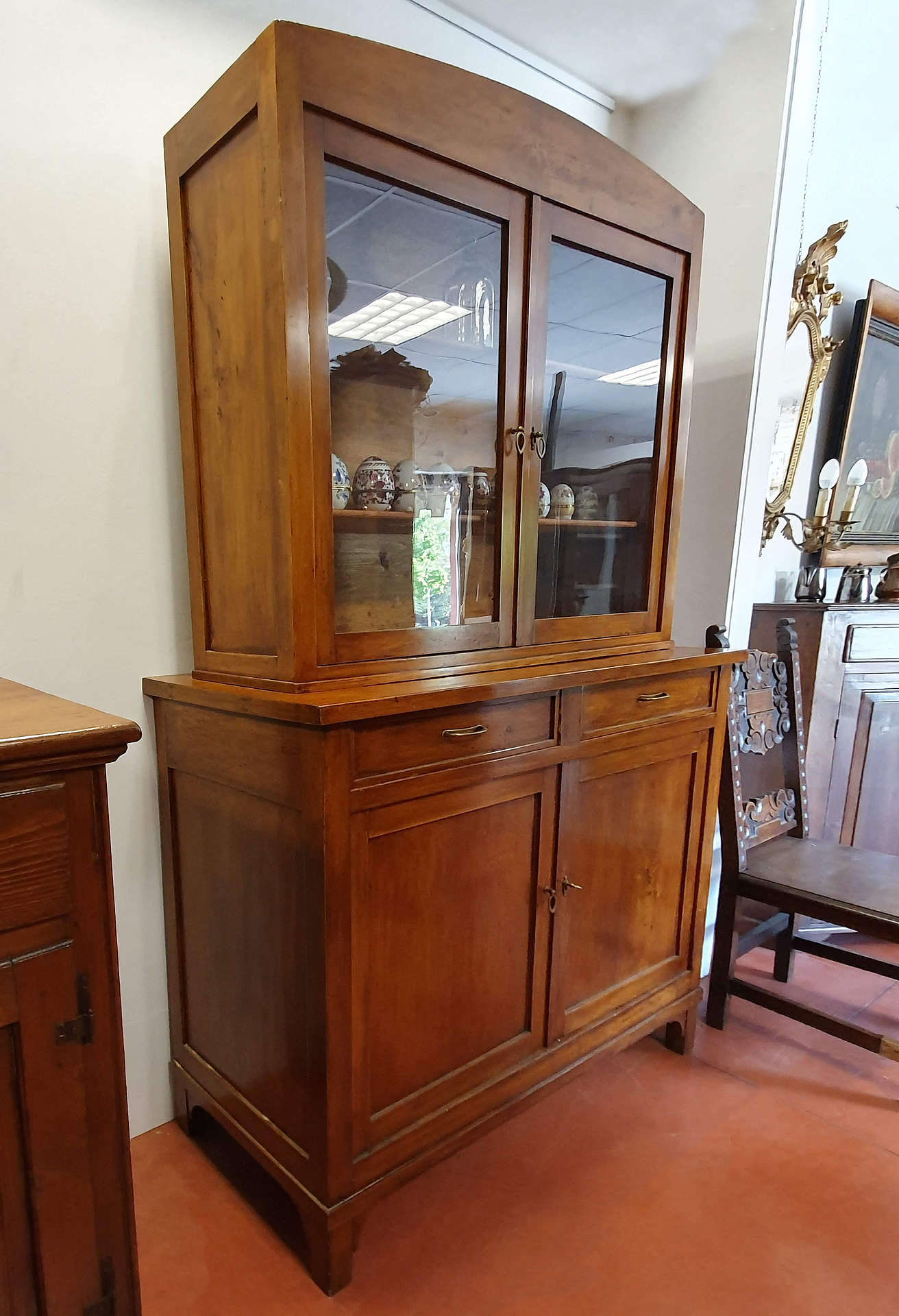 Credenza Veneta In Ciliegio Credenza Antica E Vetrina Antica