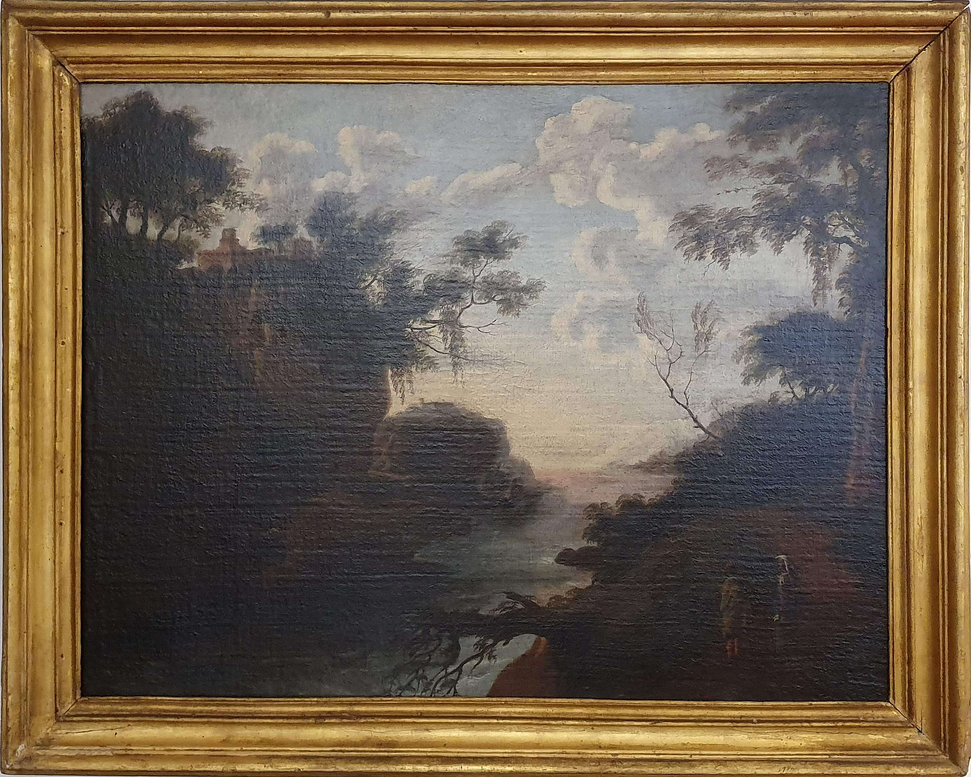 Dipinto antico olio su tela Quadro Antico Dipinto antico olio su tela Quadro Antico